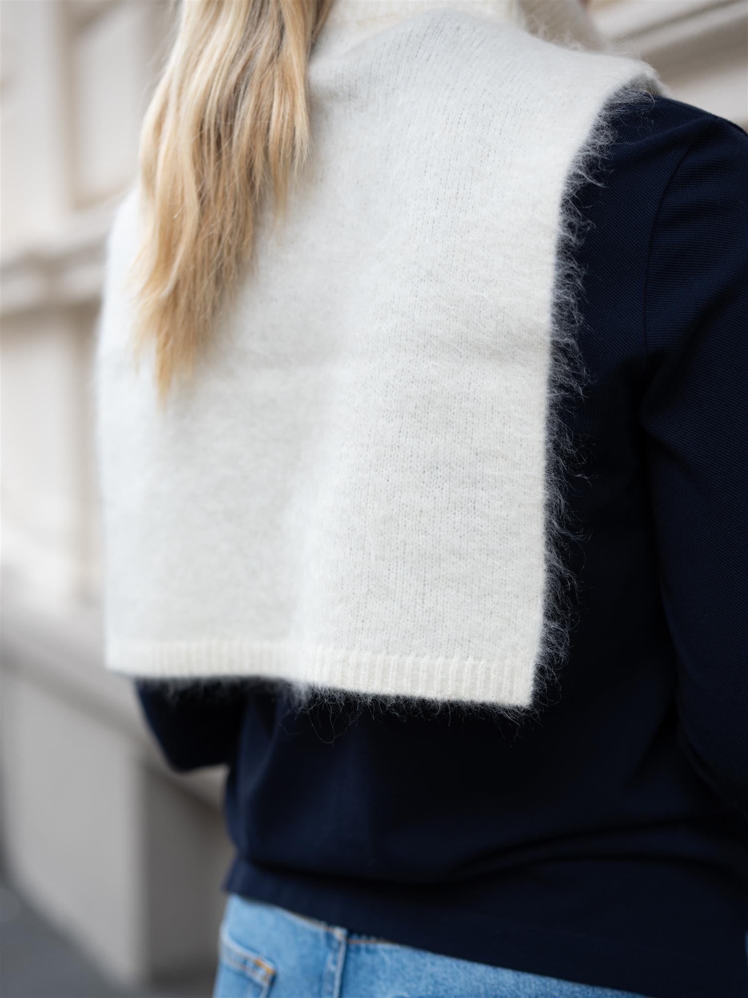 Ella&il Belinda Chunky High Neck Bright White