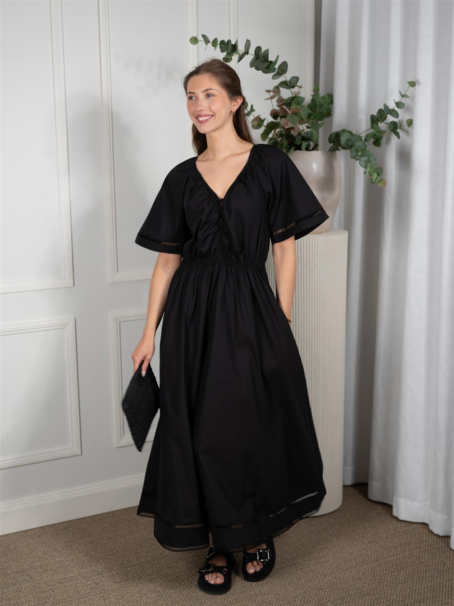 AKS LABEL Fiola Poplin Dress