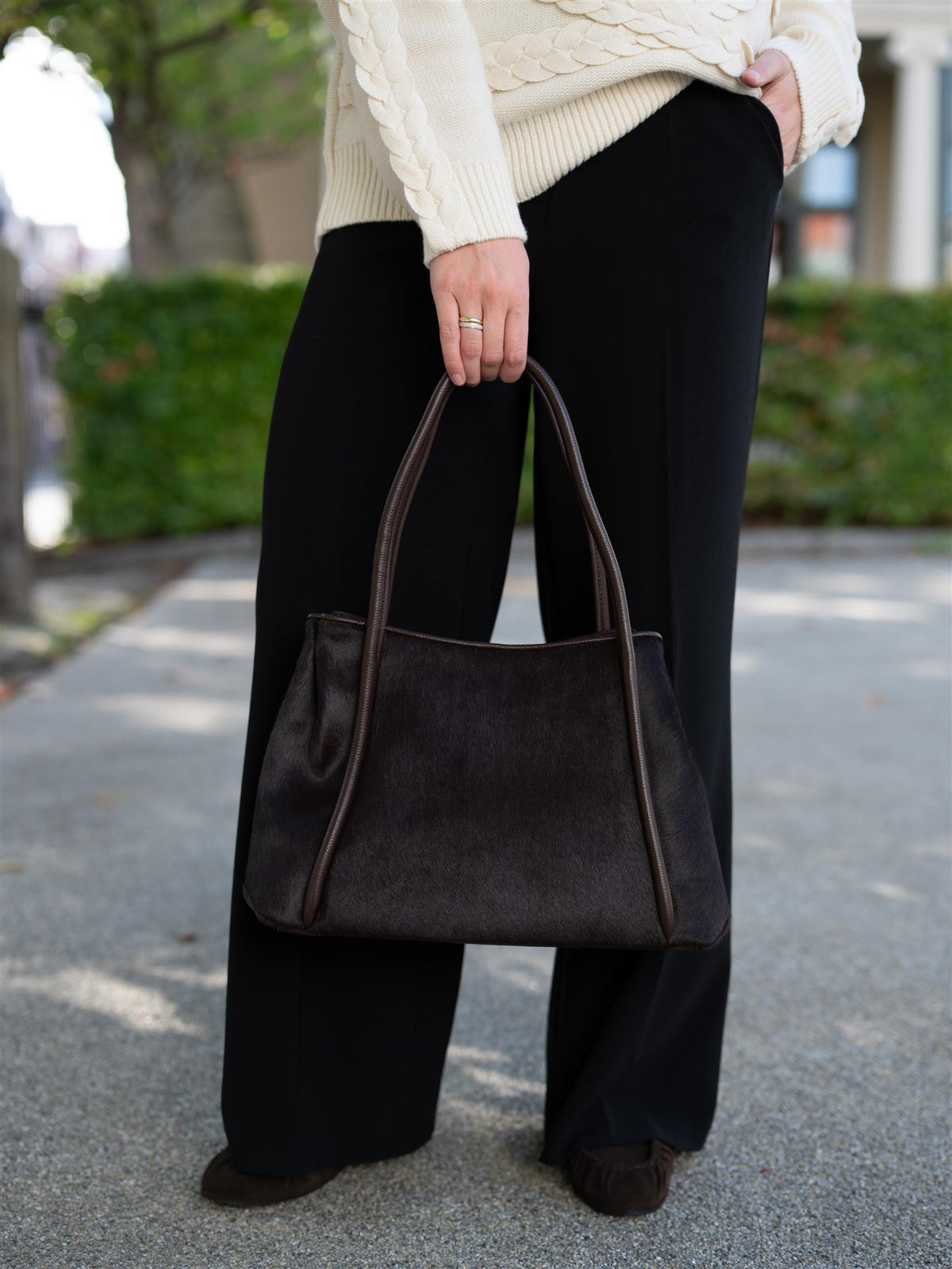 Sorrelle Tote Large Dark Brown