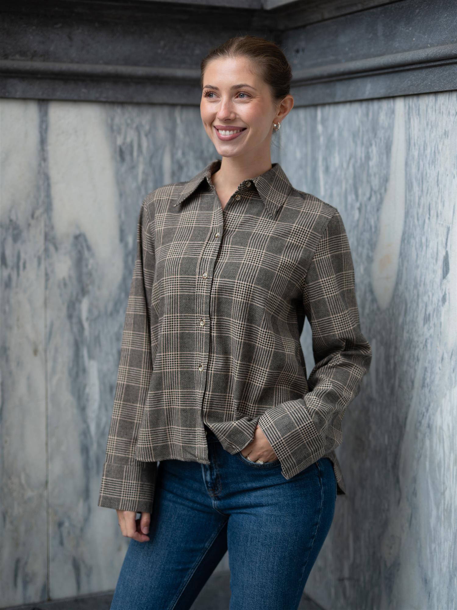 MMAyen Princ Check Shirt