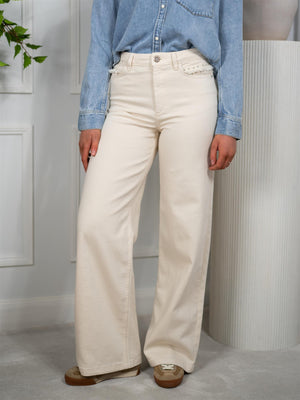 MMColette Fringe Jeans Clay