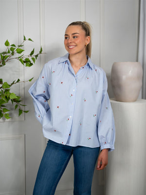 Max Mara Butterfly Light Blue