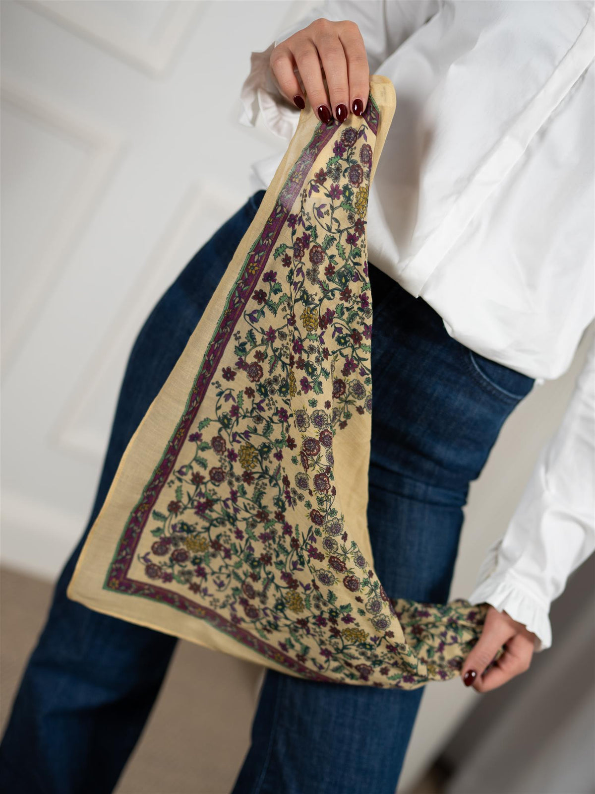 Beaufleur Cotta Scarf Rutabaga White