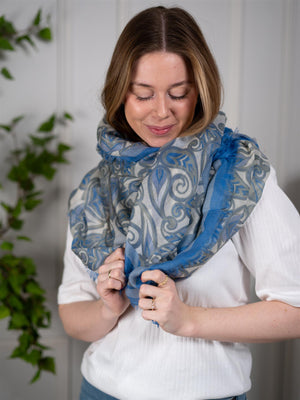 Mala Alisha Scarf Delicate Blue