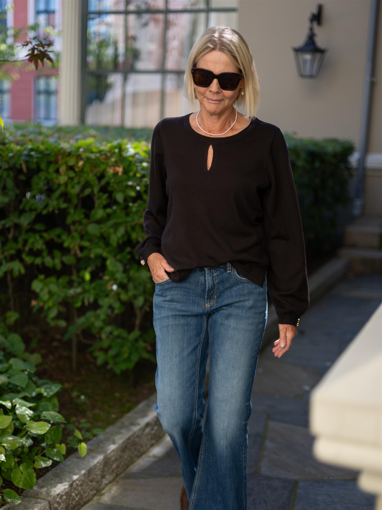 Esme Cuff Top Brun