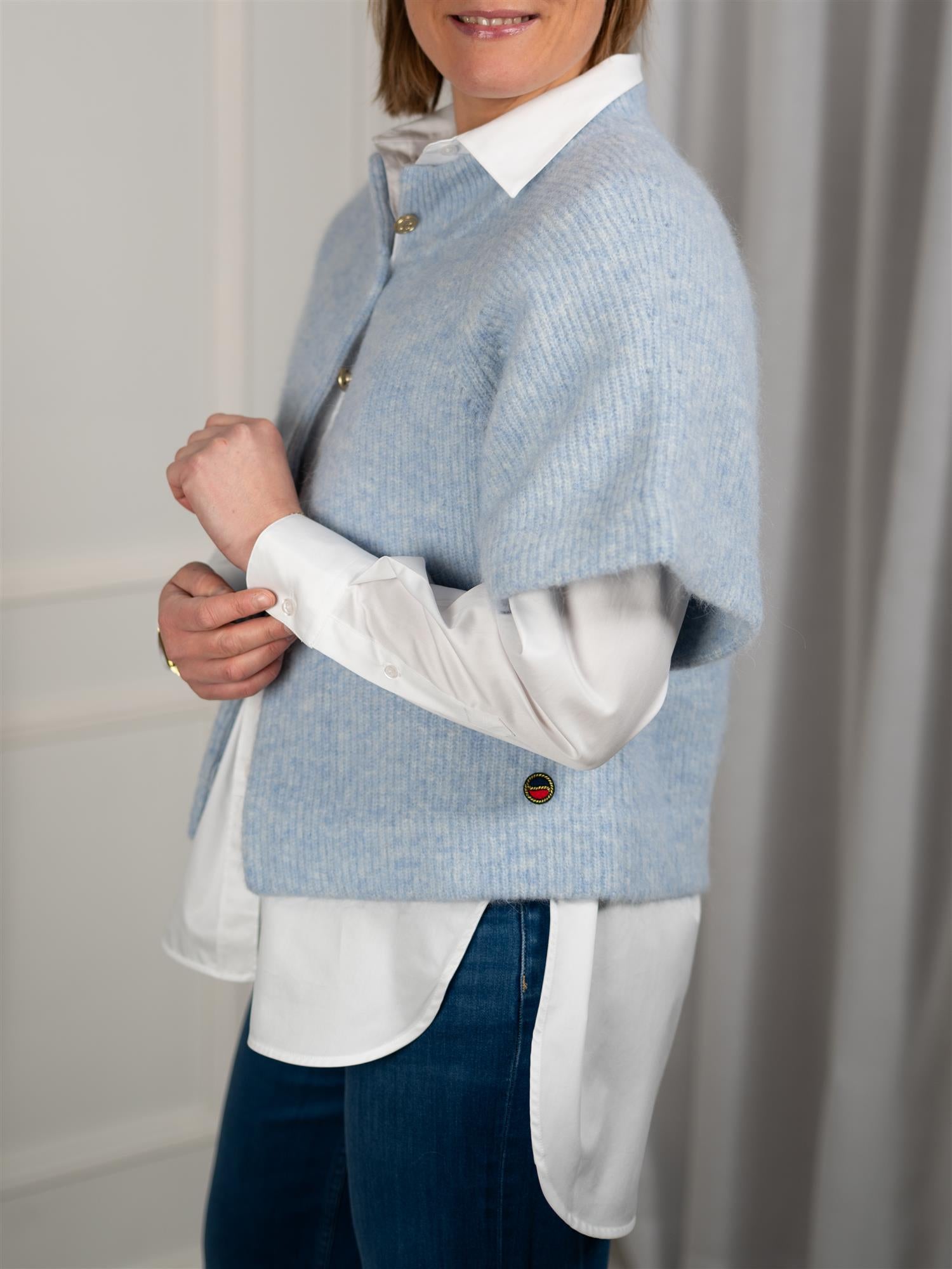 Busnel Vilanie Cardigan Ice Blue