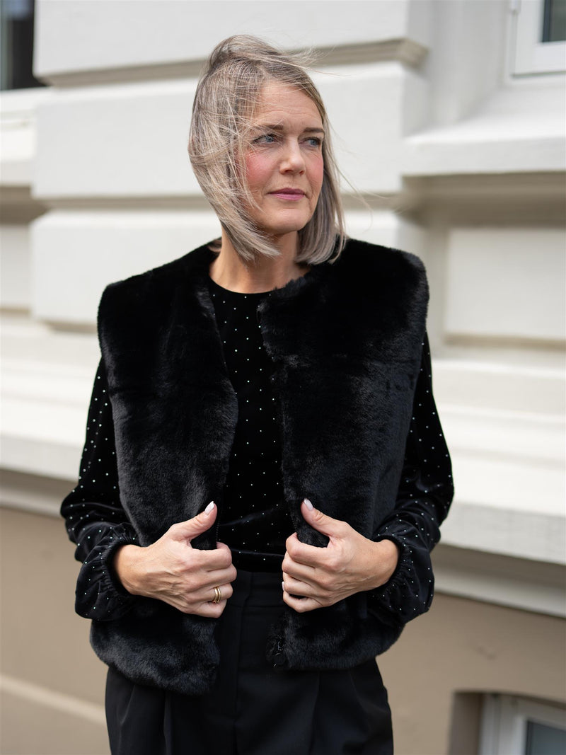 Ella&il Norah Fake Fur Vest