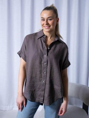 Sand Peppa Shirt BSS Brun