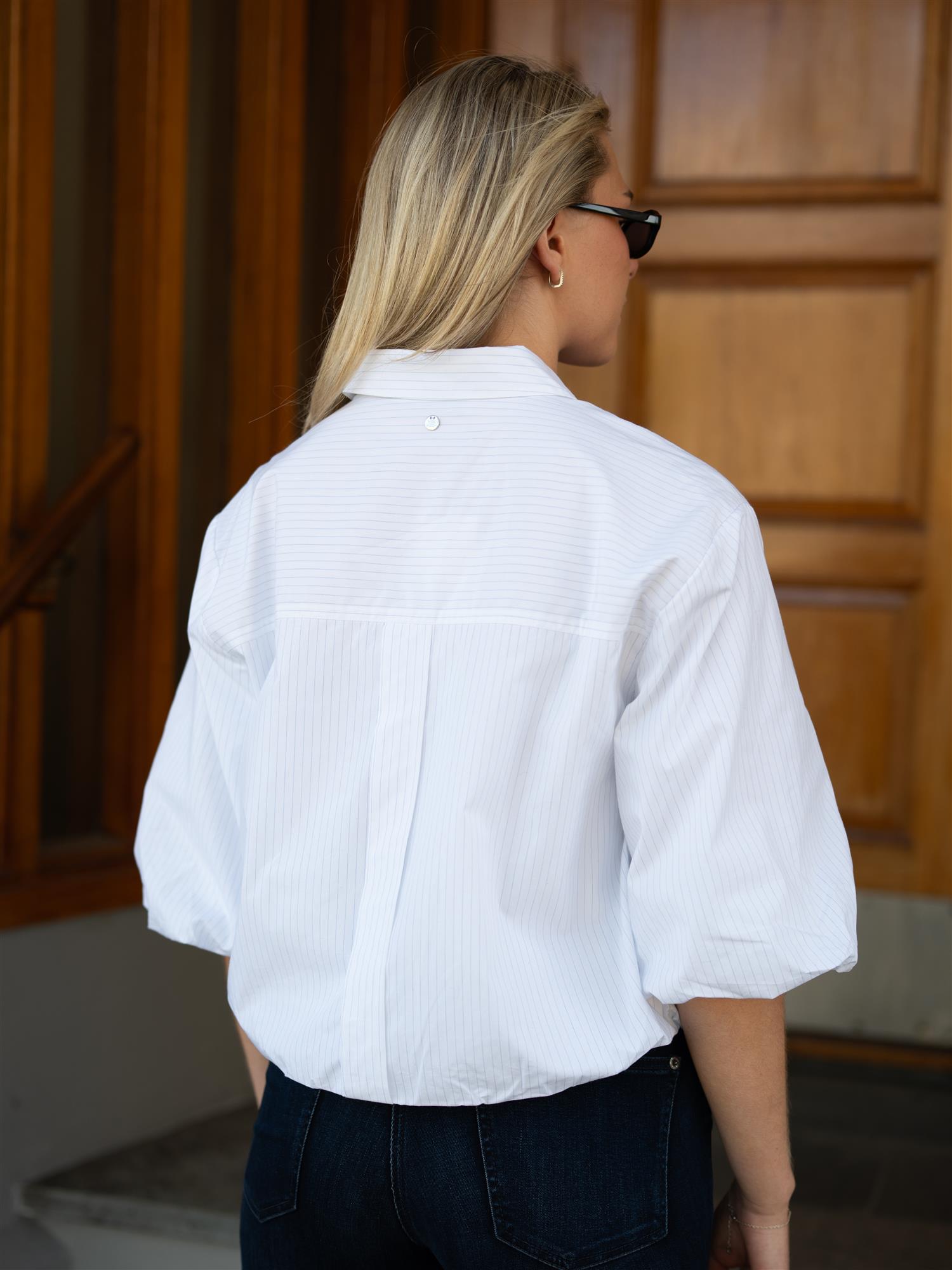MMMaxime Nylah Shirt Bright White