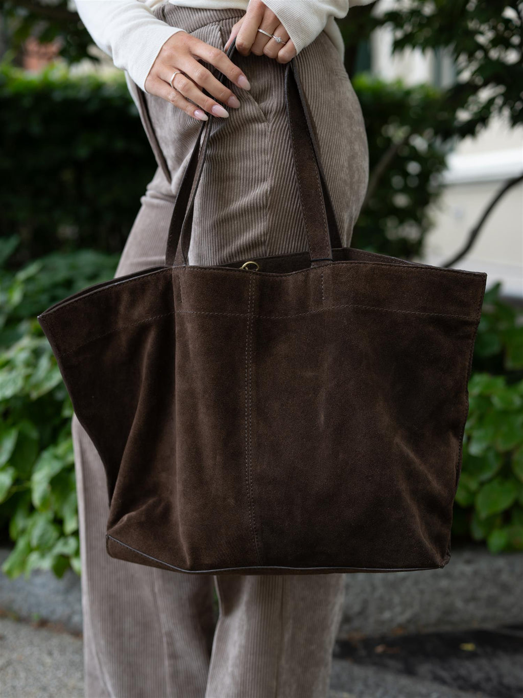 Beck Söndergaard Suede Aubrey Bag Hot Fudge Brown