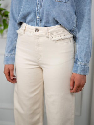 MMColette Fringe Jeans Clay