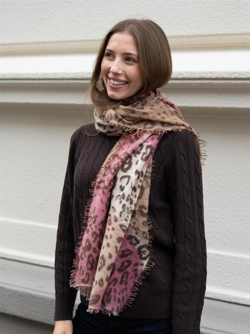 Mala Alisha Lizard Camel/Pink