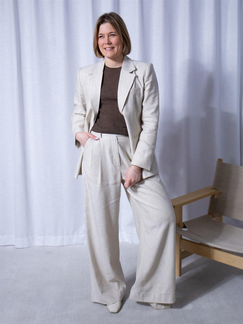 Camilla Pihl Ava Trouser Light Sand Mel