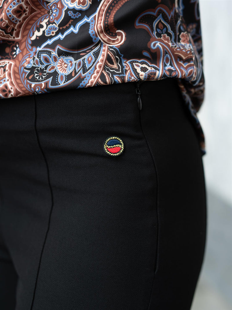 Busnel Karin Solid Trouser Black