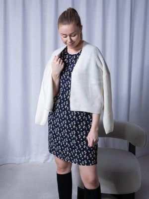 Camilla Pihl Allegra Dress Navy Hortensia