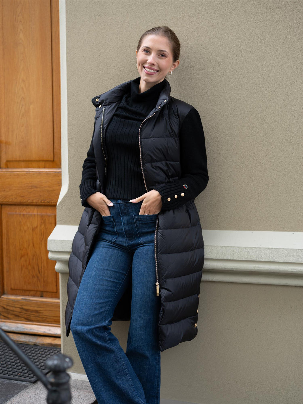 Busnel Celia Down Coat Black