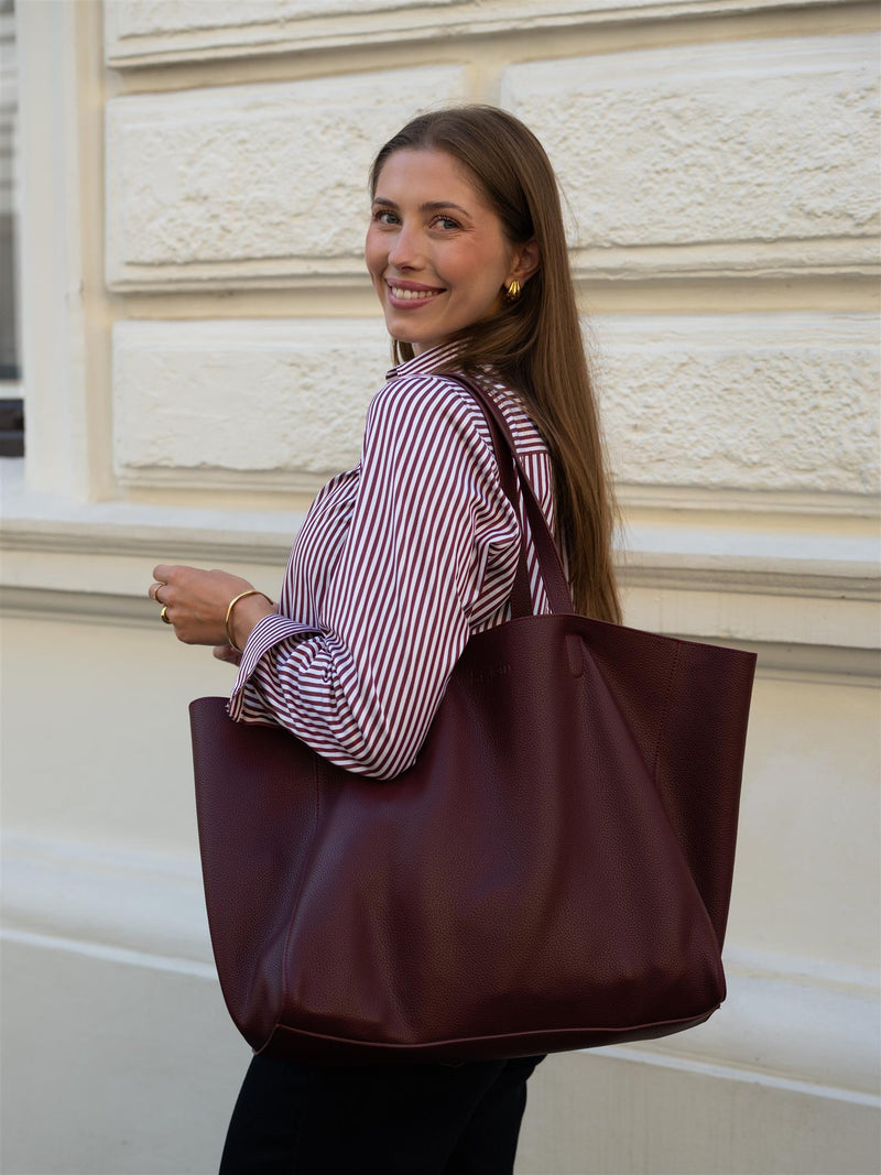 Stylein Yacht Bag Grain Burgundy
