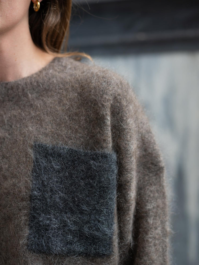 Mos Mosh Alila Mohair Knit Falcon