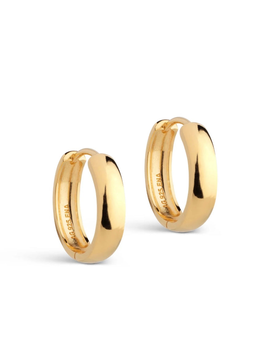 Enamel Classic Wide Hoops 20mm
