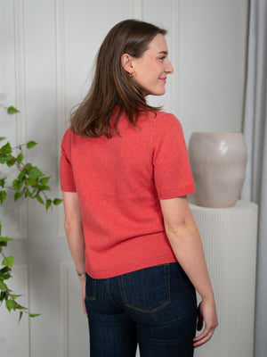 Dear Dharma Linea Tee Coral