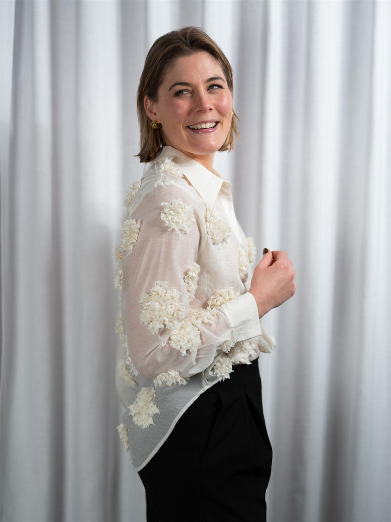 ONE and OTHER Mina Shirt Winter White