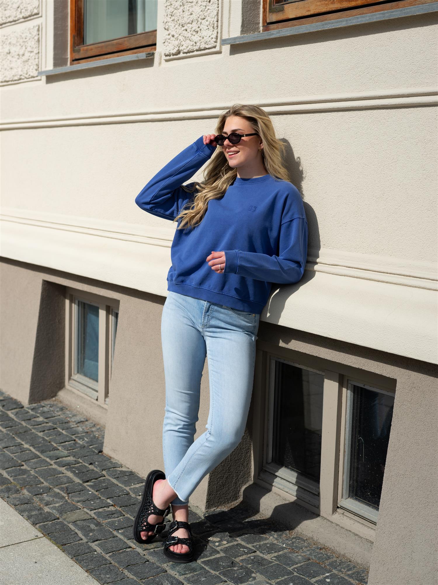 Camilla Pihl Mara Sweatshirt Cobalt Blue