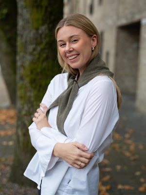 Christian Aks Mina Merino Scarf Wood