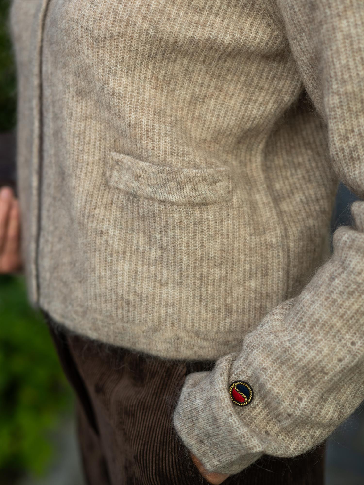 Sienna Rib Cardigan Melange
