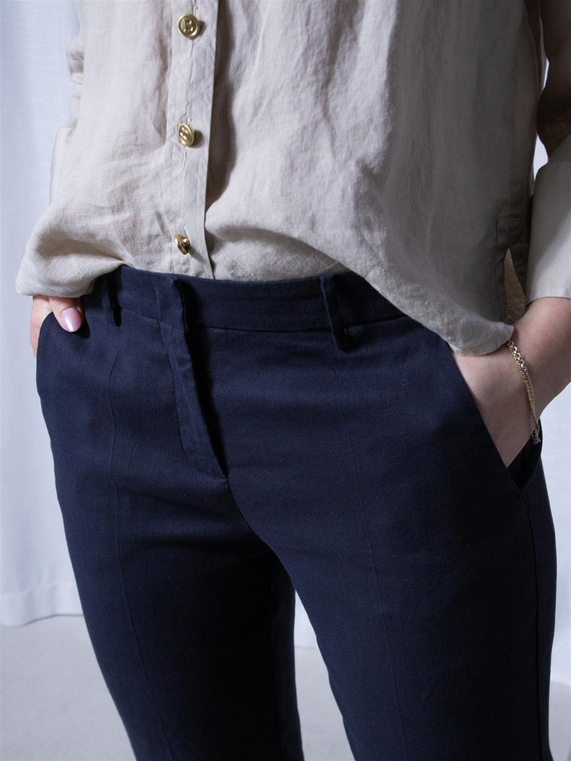 Cambio Krystal Summer Linen Black Blue