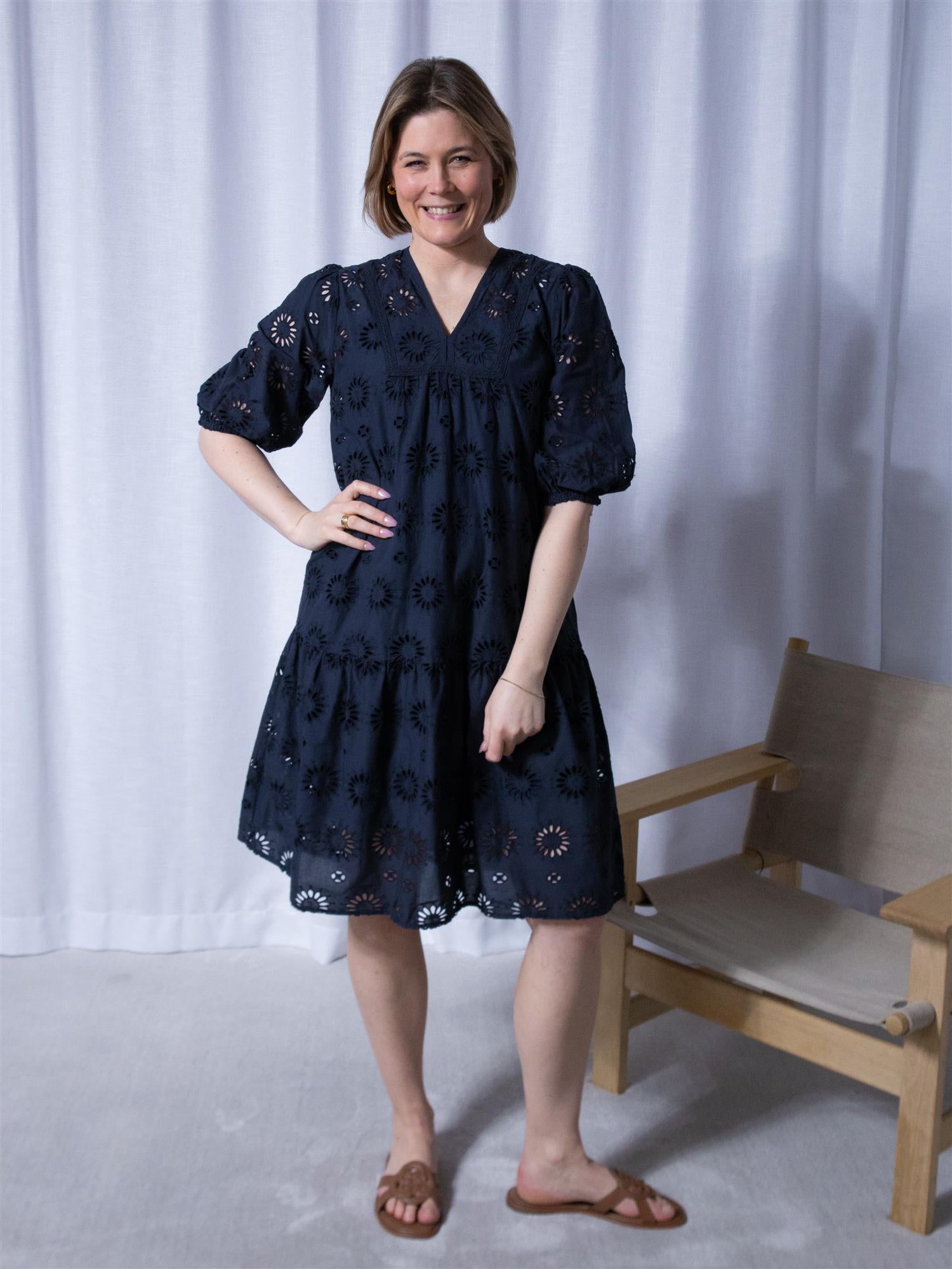 Angoor Barbara Dress Navy