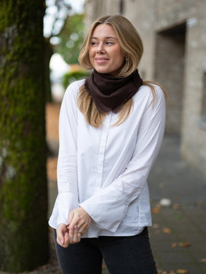 Beck Söndergaard Cashma Small Scarf Hot Fudge Brown