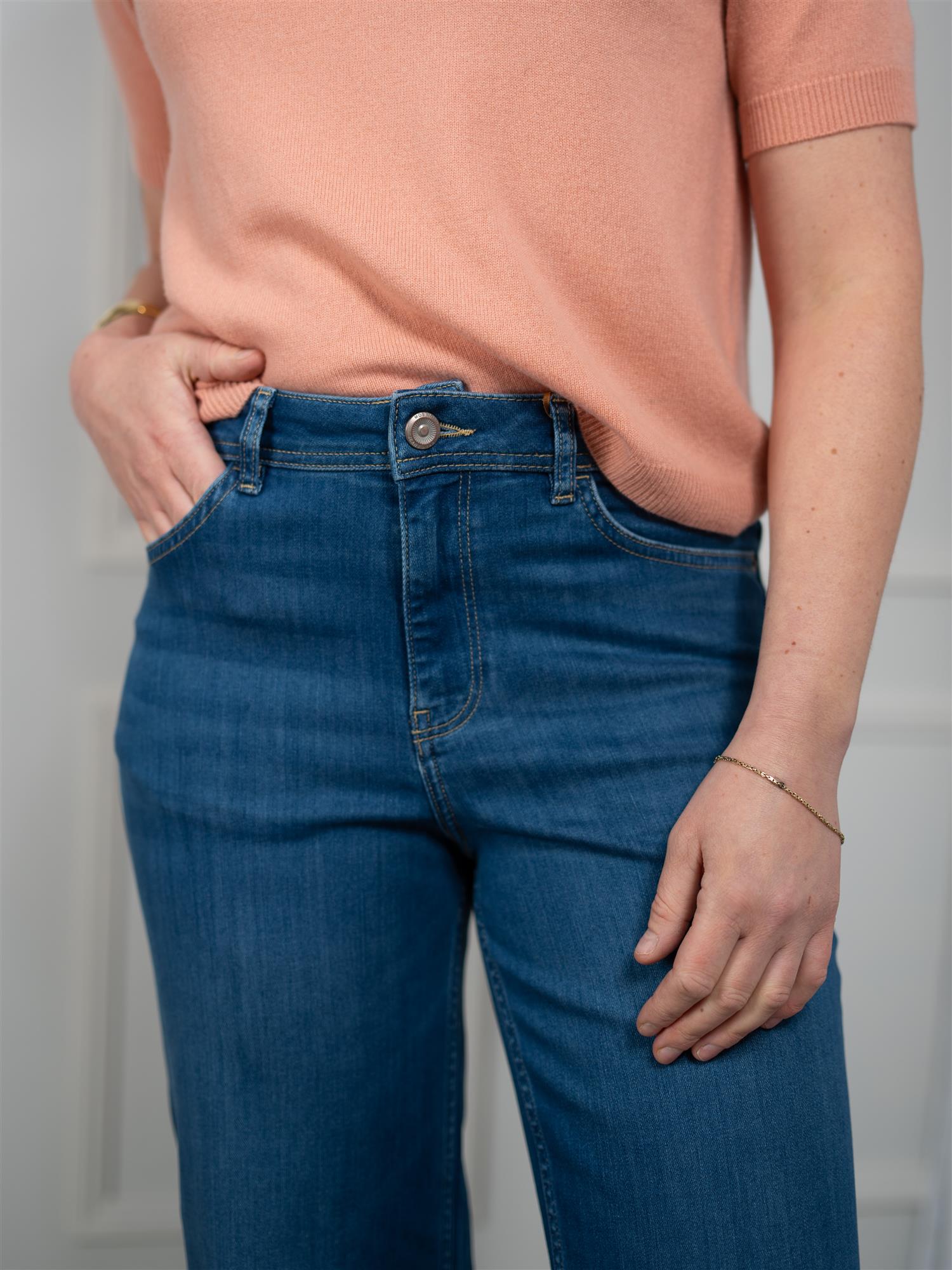 Mmdara Deluxe Jeans Mid Blue