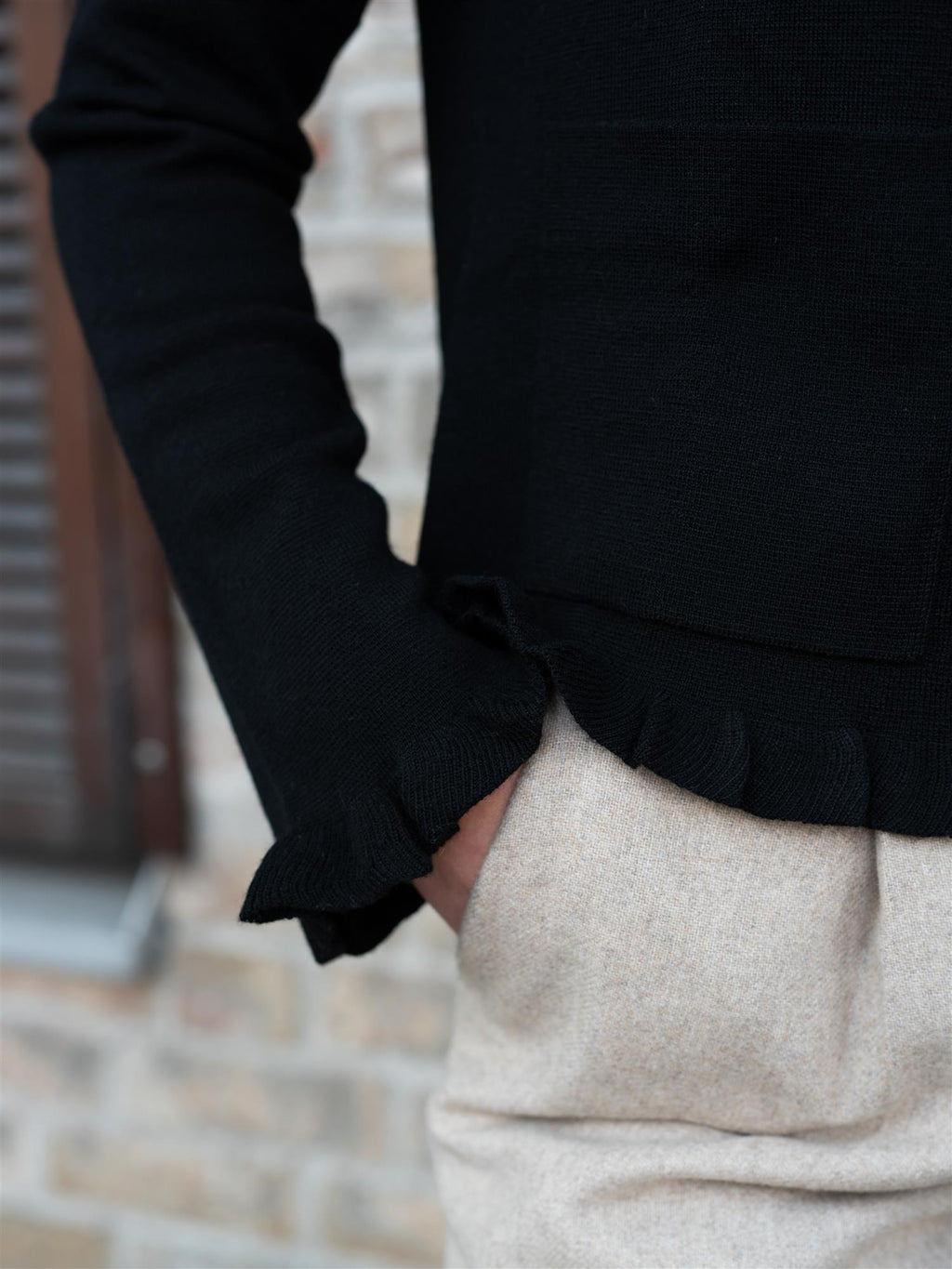Ella&il Silje Merino Jacket Black
