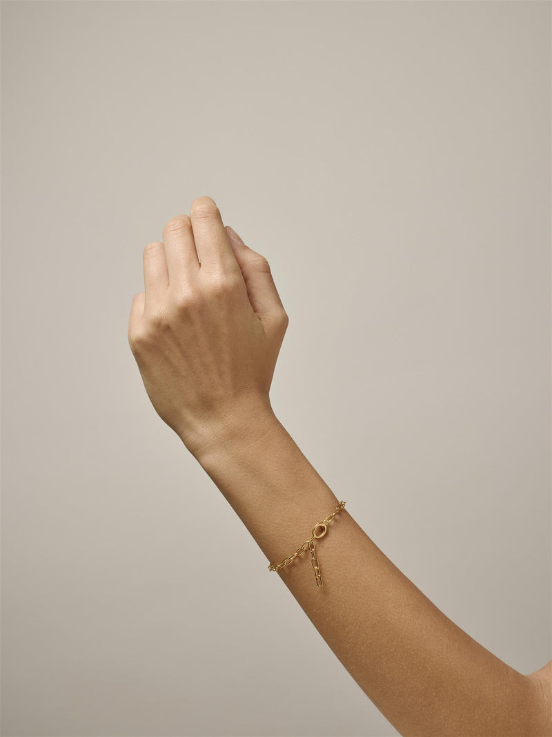 Enamel Medium Charm Bracelet