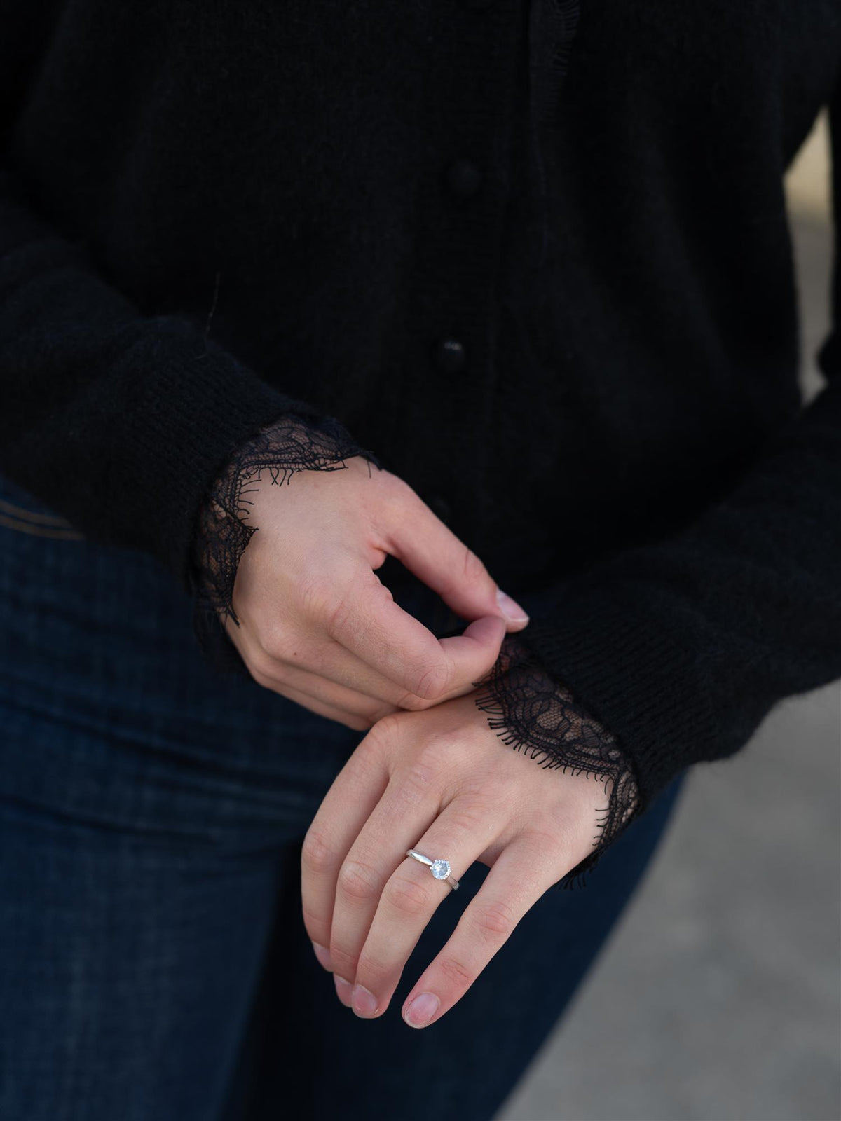 Mmhelmi Lace Knit Cardigan