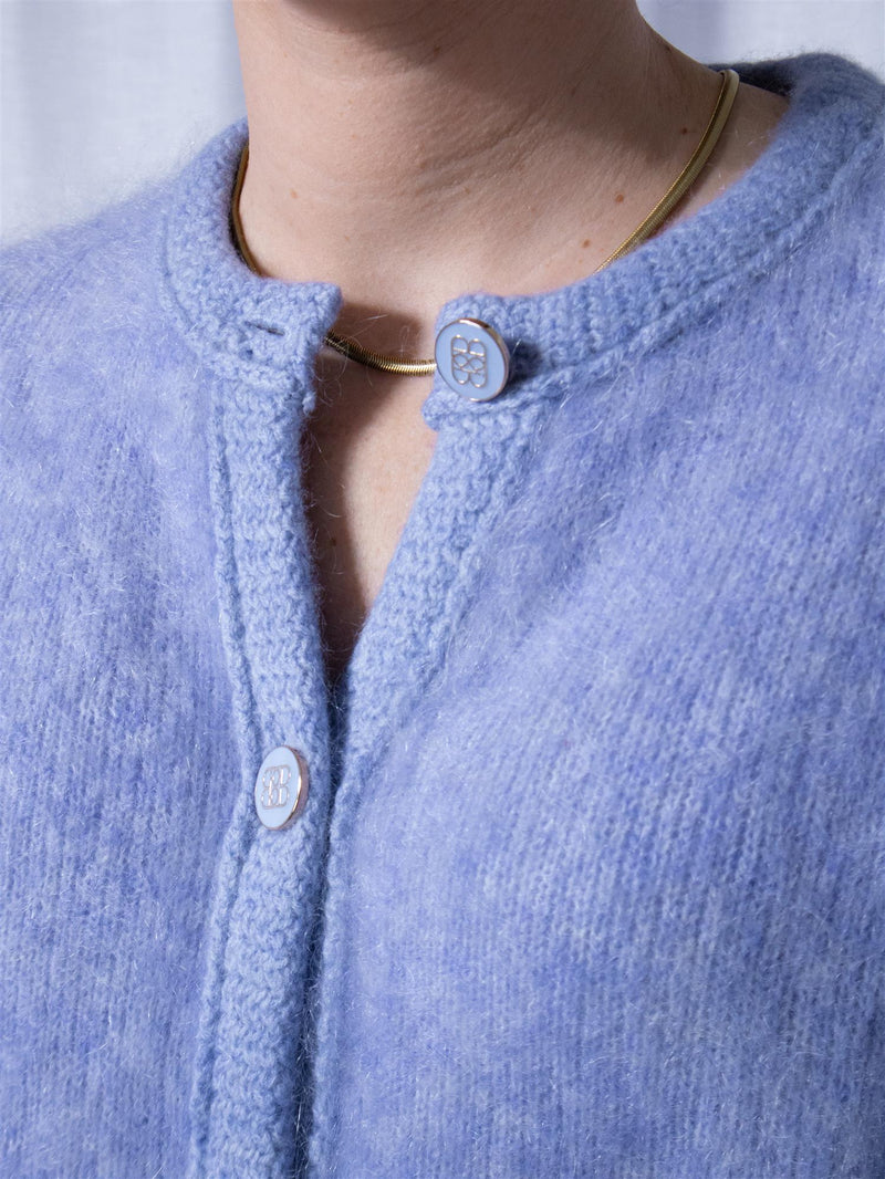 Ella&il Una Chunky Jacket Light Blue