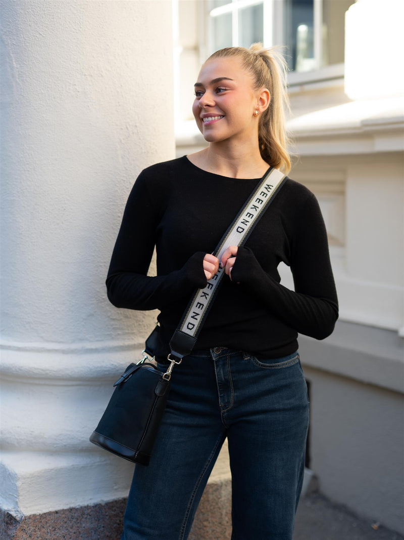 Mos Mosh Bouch O-neck Knit Black