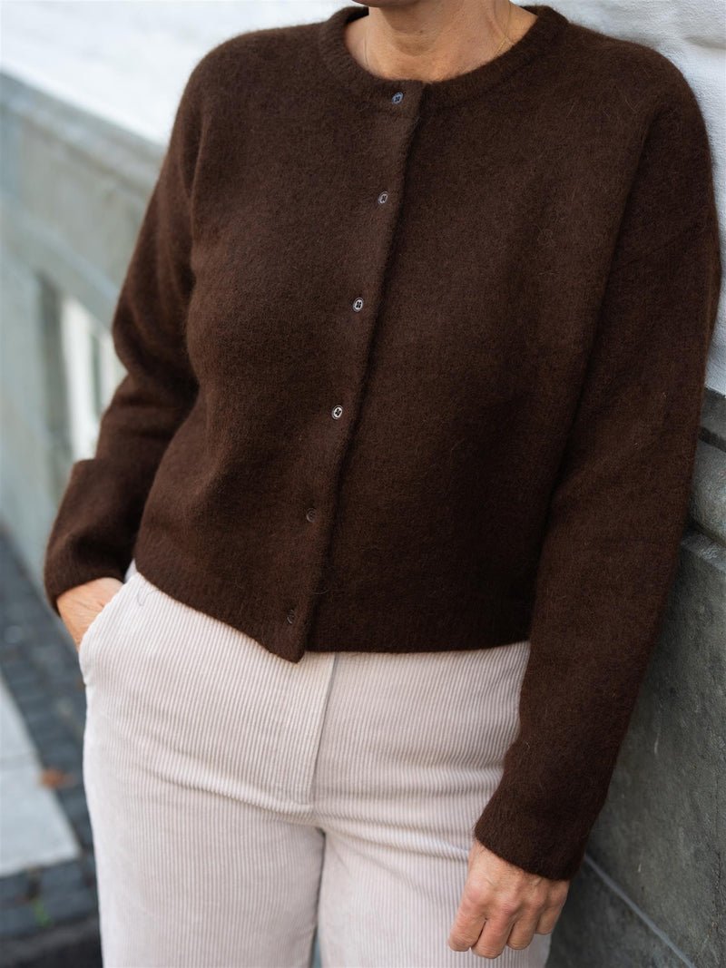 ONE and OTHER Toni Cardigan Espresso