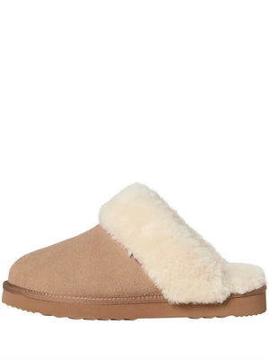 Lexington Suede Slippers Brown