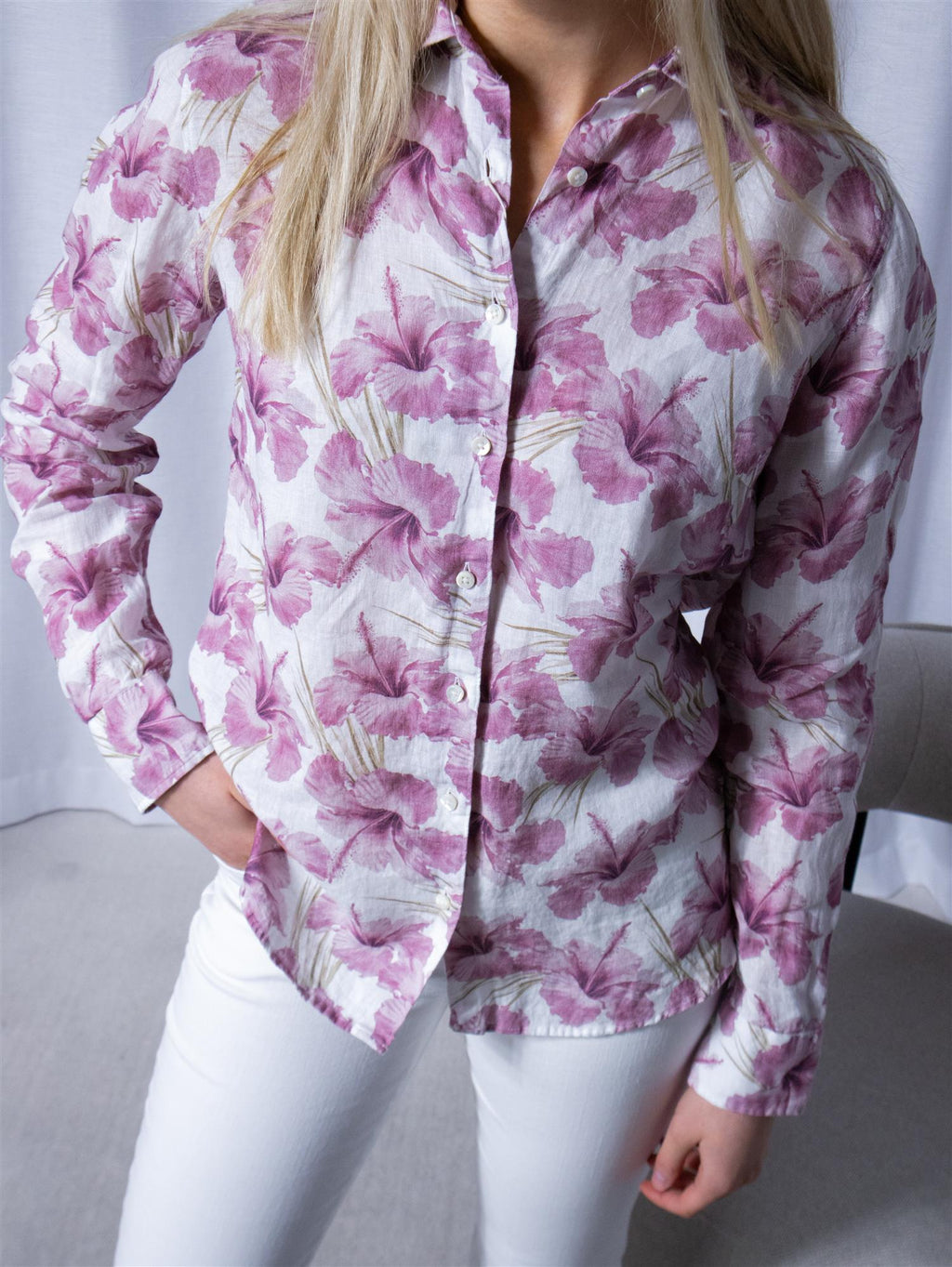 Stenströms Sofie Shirt Pink Pattern