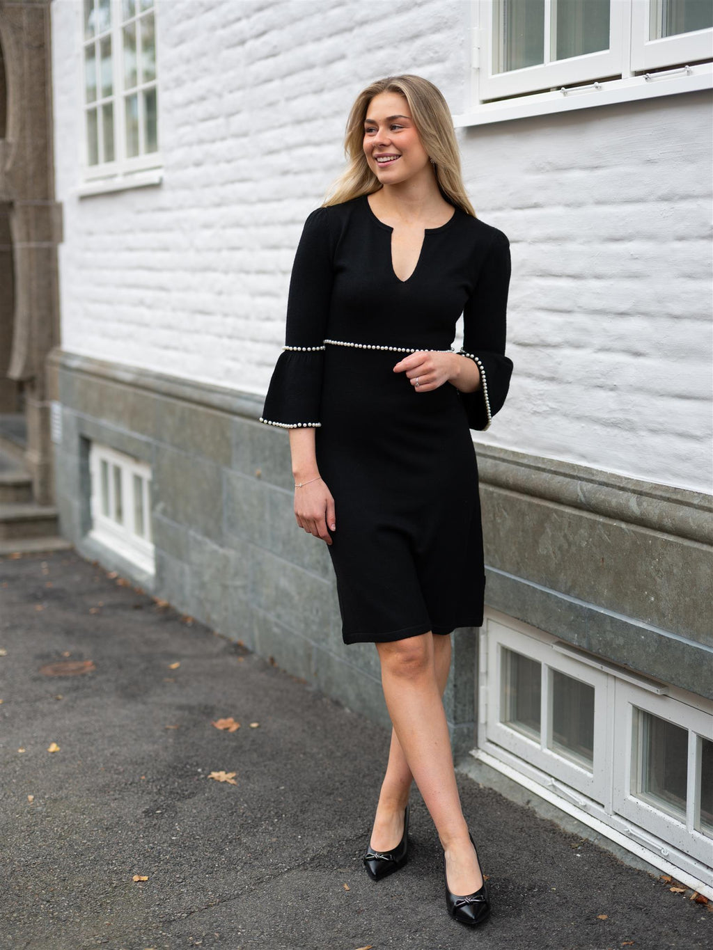 Ella&il Anna Merino Dress Black