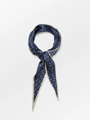 Beck Söndergaard Hearta Tulip Diamond Scarf Navy Blue