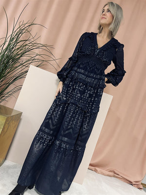 Hale Bob kjole navy