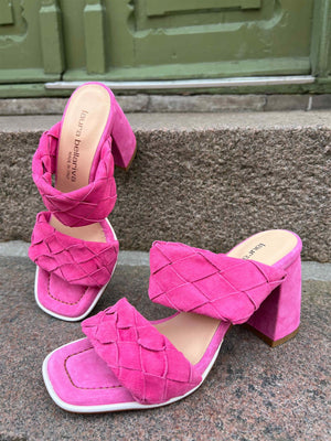 Laura Bellariva ladies sandal høy hæl rosa