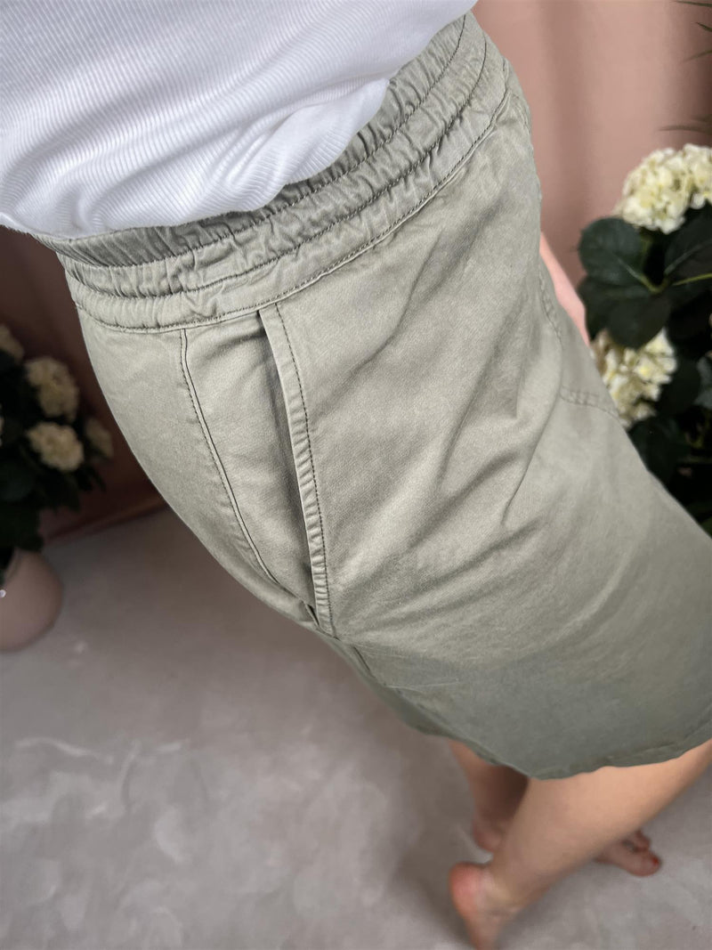 Lexington Reese Cotton Canvas Skirt