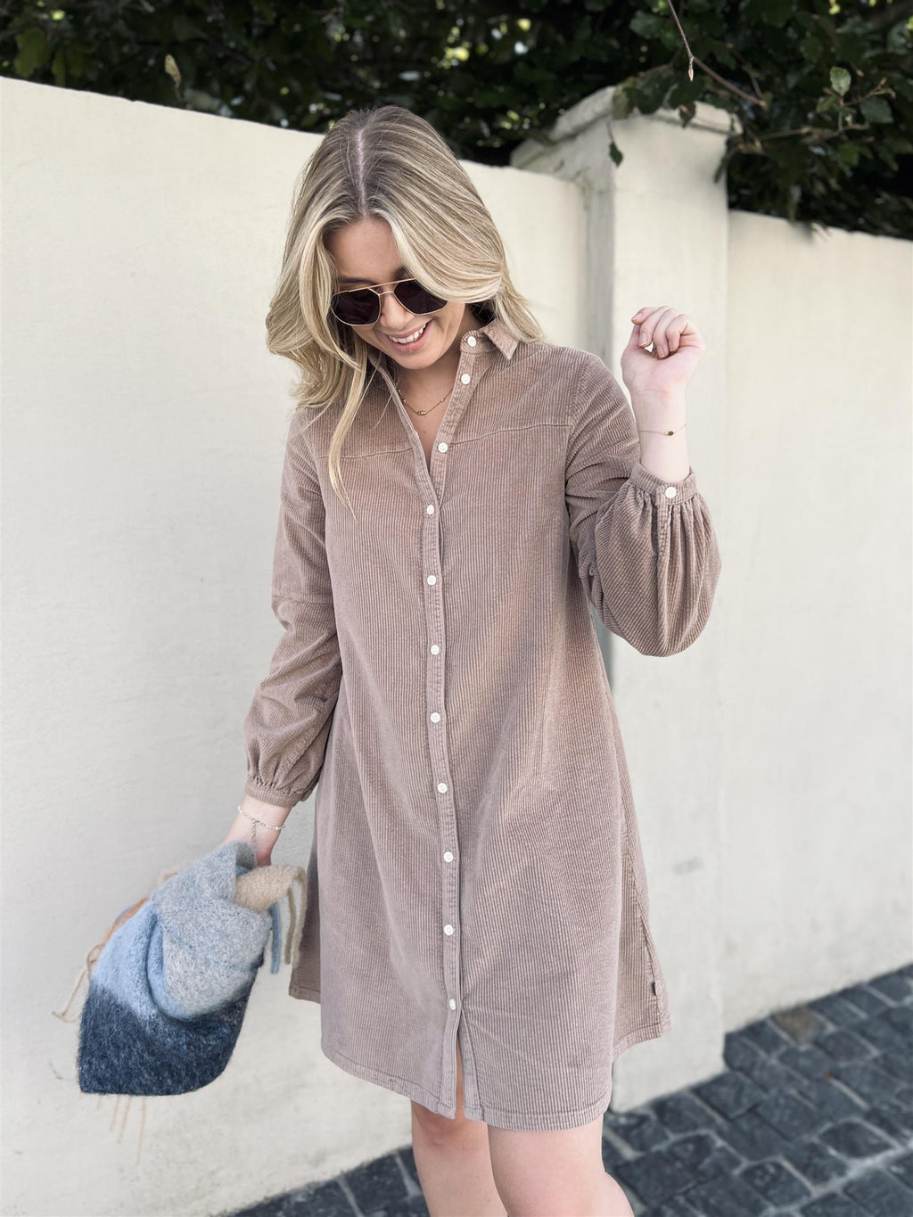 Lexington Elaine Corduroy Shirt Dress