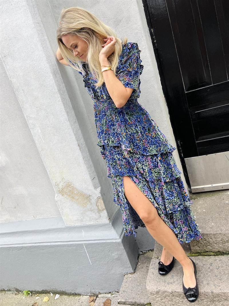 Hale Bob VALENTINE DRESS SILK BURN OUT