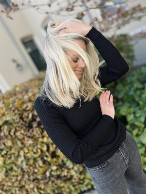 Mos Mosh Relena Rib Lux Rollneck Knit