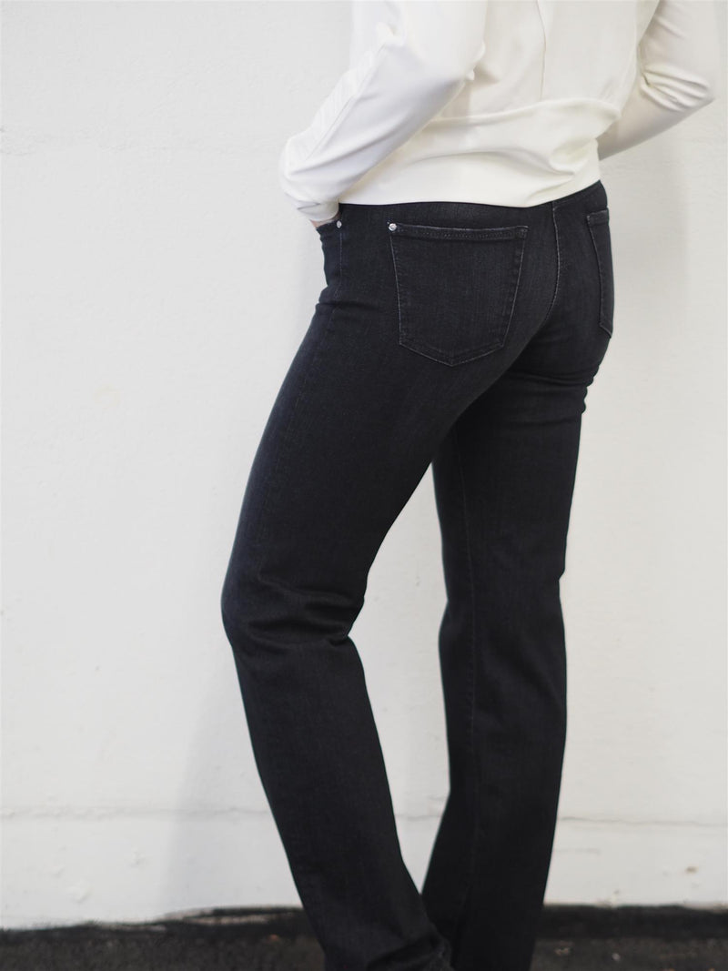 Cambio Paris straight long black denim