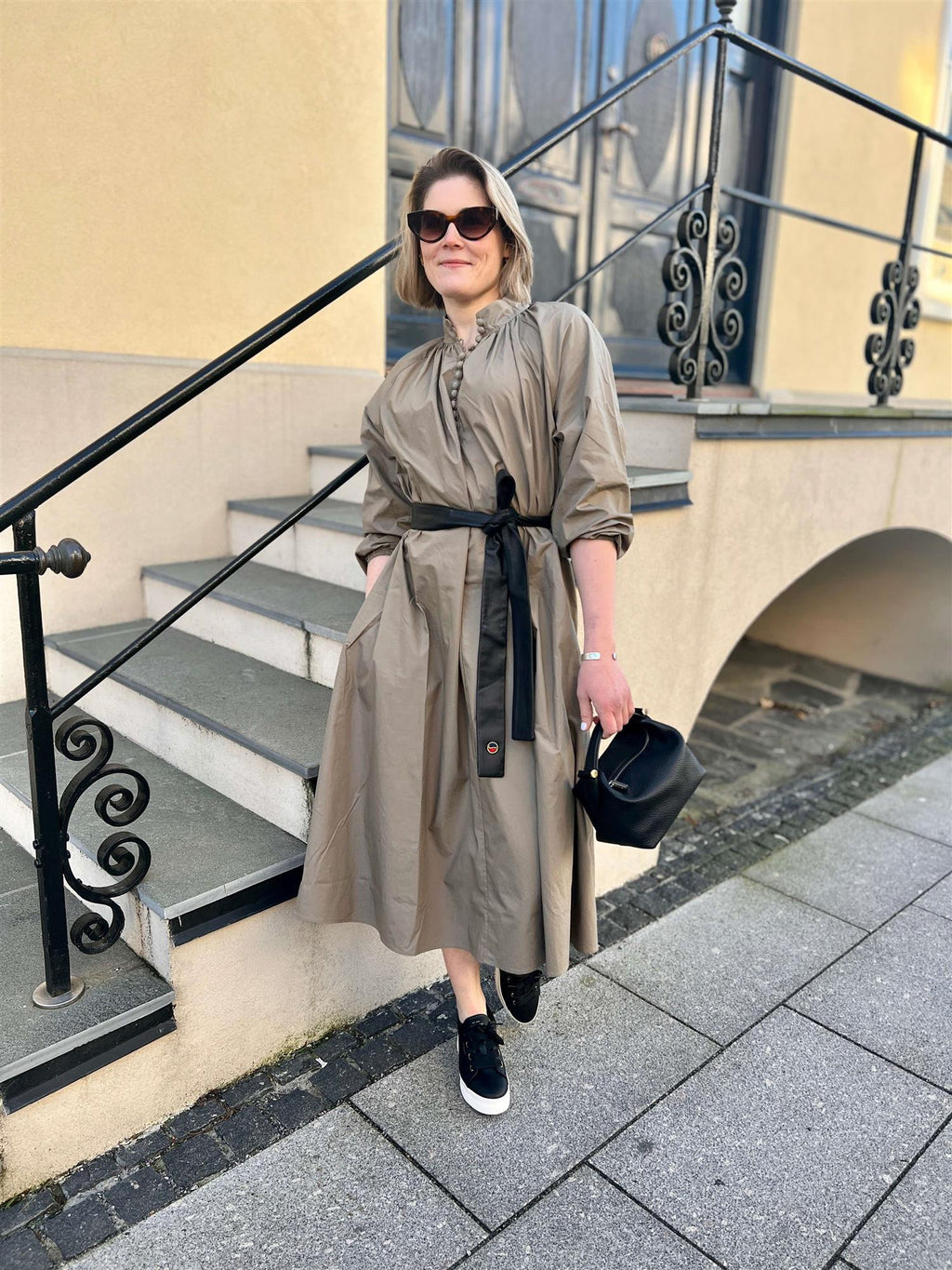 Cathrine Hammel Poplin bohemian wide dress